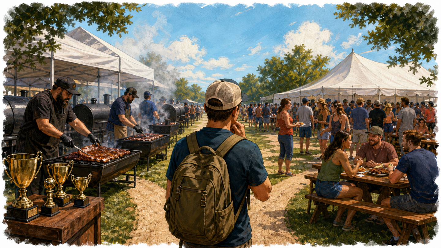Supporting editorial scene for How to Compare Texas BBQ Festivals and Barbecue Events